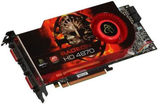 Main image of XFX Radeon HD 4870 512MB GDDR5 PCI Express 2.0 x16 CrossFireX Support Graphics Card HD-487A-YHFC