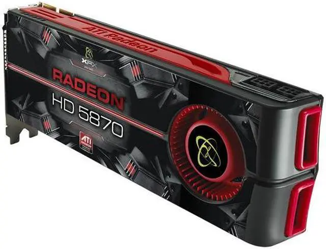 Alt view image 5 of 7 - XFX HD-587A-ZNF9 Radeon HD 5870 (Cypress XT) 1GB 256-bit GDDR5 PCI Express 2.0 x16 HDCP Ready CrossFire Supported Video Card w/ATI Eyefinity