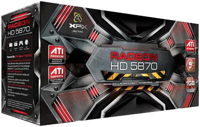 Alt view image 7 of 7 - XFX HD-587A-ZNF9 Radeon HD 5870 (Cypress XT) 1GB 256-bit GDDR5 PCI Express 2.0 x16 HDCP Ready CrossFire Supported Video Card w/ATI Eyefinity