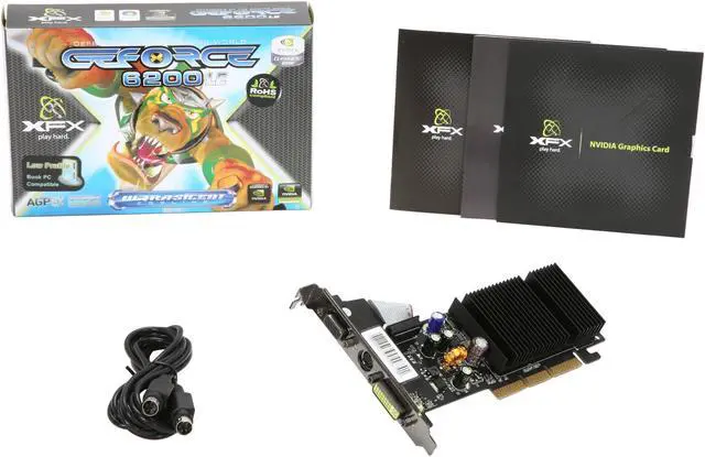 Alt view image 5 of 5 - XFX GeForce 6200LE 512MB DDR2 AGP 8X Graphics Card PVT44DYANG