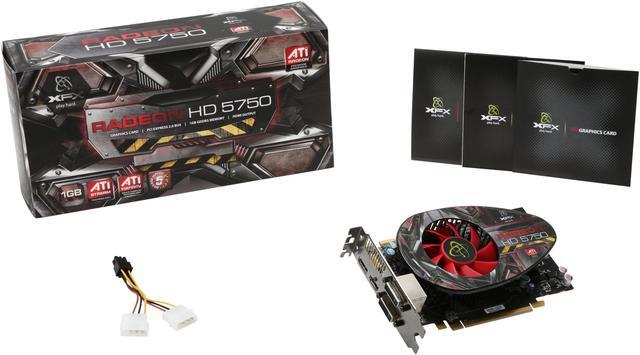 Alt view image 6 of 6 - XFX Radeon HD 5750 1GB DDR5 PCI Express 2.0 x16 CrossFireX Support Graphics Card HD-575X-ZNFC