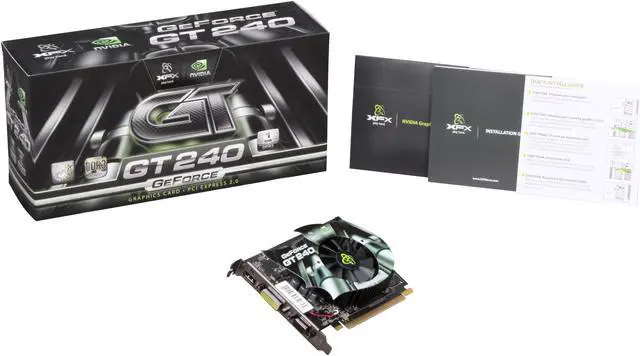 Alt view image 5 of 5 - XFX GeForce GT 240 1GB DDR3 PCI Express 2.0 x16 Graphics Card GT240XZNFC