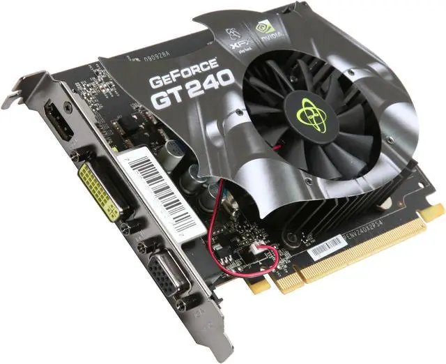 Main image of XFX GeForce GT 240 512MB DDR5 PCI Express 2.0 x16 Graphics Card GT240XYHFC