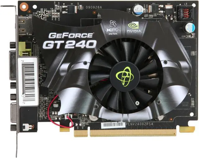 Alt view image 3 of 5 - XFX GeForce GT 240 512MB DDR5 PCI Express 2.0 x16 Graphics Card GT240XYHFC