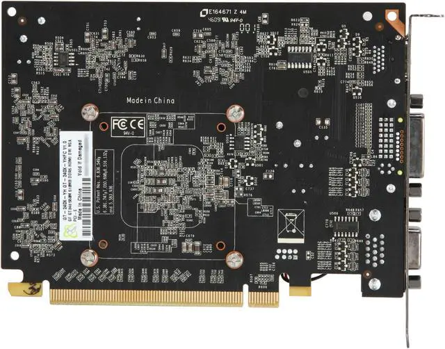 Alt view image 4 of 5 - XFX GeForce GT 240 512MB DDR5 PCI Express 2.0 x16 Graphics Card GT240XYHFC