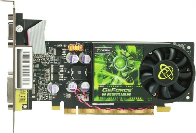 Alt view image 3 of 5 - XFX GeForce 9500 GT 512MB DDR3 PCI Express 2.0 x16 Graphics Card PVT95GYAJ2