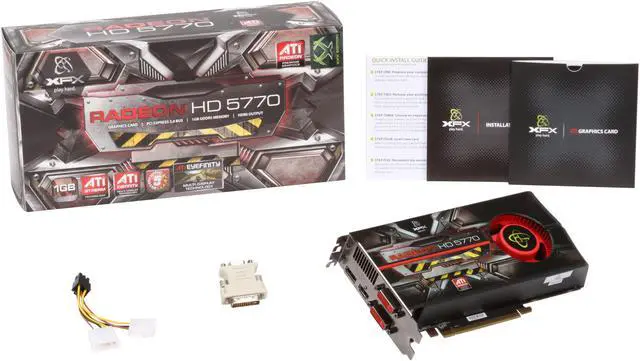 Alt view image 6 of 6 - XFX HD-577A-ZNDC Radeon HD 5770  XXX Edition 1GB 128-bit DDR5 PCI Express 2.0 x16 HDCP Ready CrossFireX Support Video Card