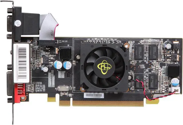 Alt view image 3 of 5 - XFX Radeon HD 5450 (Cedar) 1GB DDR3 PCI Express 2.1 x16 Low Profile Ready Graphics Card HD-545X-ZHF2