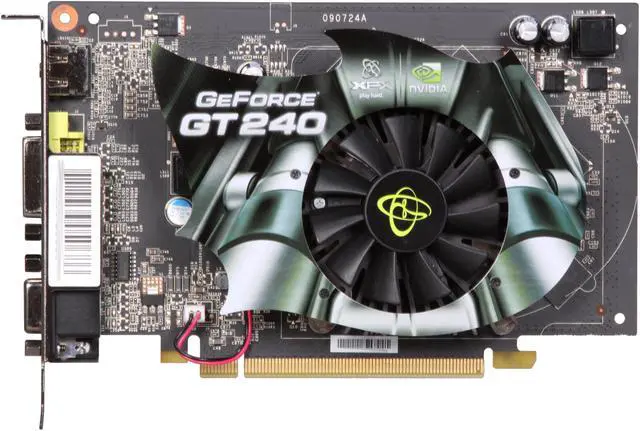 Alt view image 3 of 5 - XFX GeForce GT 240 512MB DDR3 PCI Express 2.0 x16 Graphics Card GT240XYAFC