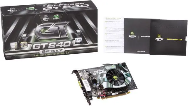Alt view image 5 of 5 - XFX GeForce GT 240 512MB DDR3 PCI Express 2.0 x16 Graphics Card GT240XYAFC