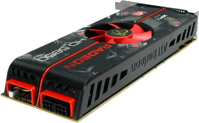 Alt view image 5 of 6 - XFX Radeon HD 5850 1GB GDDR5 PCI Express 2.1 x16 CrossFireX Support Graphics Card HD-585X-ZAFC