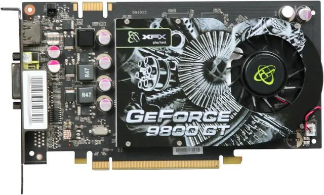 Alt view image 3 of 6 - XFX GeForce 9800 GT 512MB DDR3 PCI Express 2.0 x16 SLI Support Graphics Card PVT98GYAF3