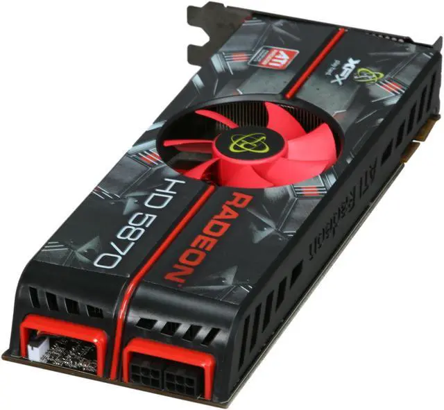 Alt view image 5 of 6 - XFX Radeon HD 5870 (Cypress XT) 1GB DDR5 PCI Express 2.1 x16 CrossFireX Support Graphics Card HD-587X-ZNFV