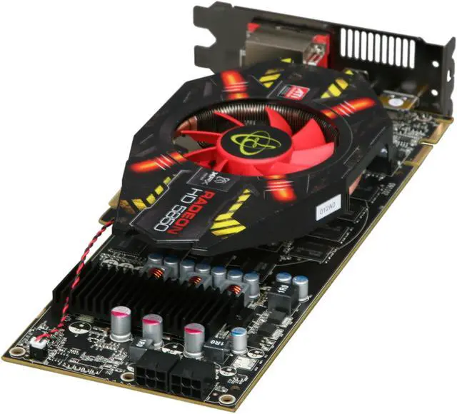 Alt view image 5 of 6 - XFX Radeon HD 5850 1GB DDR5 PCI Express 2.1 x16 CrossFireX Support Graphics Card HD-585X-ZNFV