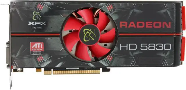 Alt view image 3 of 6 - XFX Radeon HD 5830 1GB DDR5 PCI Express 2.1 x16 CrossFireX Support Graphics Card HD-583X-ZAFV