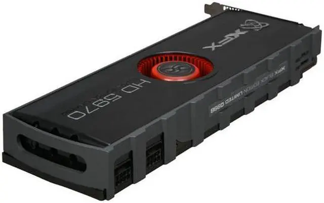 Alt view image 5 of 8 - XFX HD-597X-ENFN Radeon HD 5970 BLACK 4GB 512 (256 x 2)-bit DDR5 PCI Express 2.1 x16 CrossFireX Support Eyefinity 6 Edition Video Card