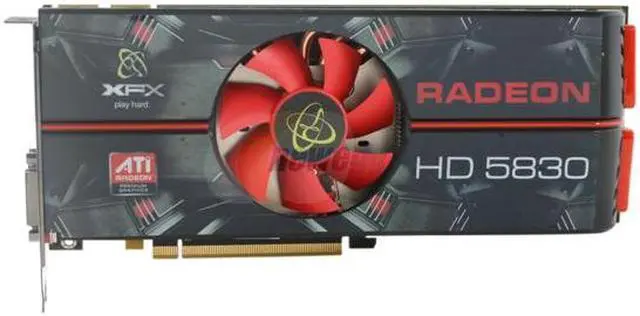 Alt view image 3 of 5 - XFX Radeon HD 5830 1GB DDR5 PCI Express 2.1 x16 CrossFireX Support Graphics Card HD-583X-ZAFC
