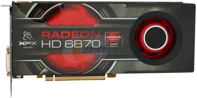 Alt view image 3 of 6 - XFX Radeon HD 6870 1GB DDR5 PCI Express 2.1 x16 CrossFireX Support Graphics Card HD-687A-ZNFC