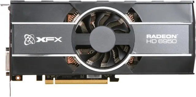Alt view image 3 of 6 - XFX Radeon HD 6950 1GB GDDR5 PCI Express 2.1 x16 CrossFireX Support Graphics Card HD-695X-ZNFC