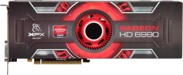 Alt view image 3 of 6 - XFX Radeon HD 6990 4GB GDDR5 PCI Express 2.1 x16 Graphics Card HD-699A-ENF9