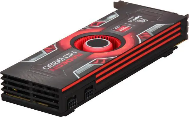 Alt view image 5 of 6 - XFX Radeon HD 6990 4GB GDDR5 PCI Express 2.1 x16 Graphics Card HD-699A-ENF9