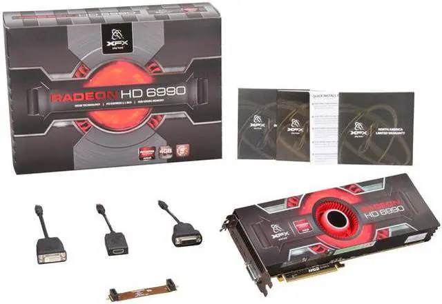 Alt view image 6 of 6 - XFX Radeon HD 6990 4GB GDDR5 PCI Express 2.1 x16 Graphics Card HD-699A-ENF9