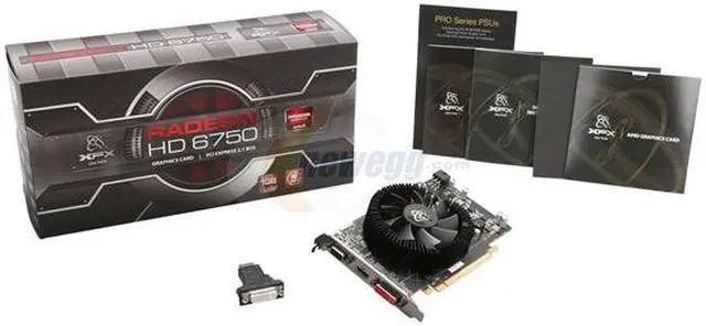 Alt view image 5 of 5 - XFX Radeon HD 6750 1GB GDDR5 PCI Express 2.1 x16 CrossFireX Support Graphics Card HD-675X-ZNLC