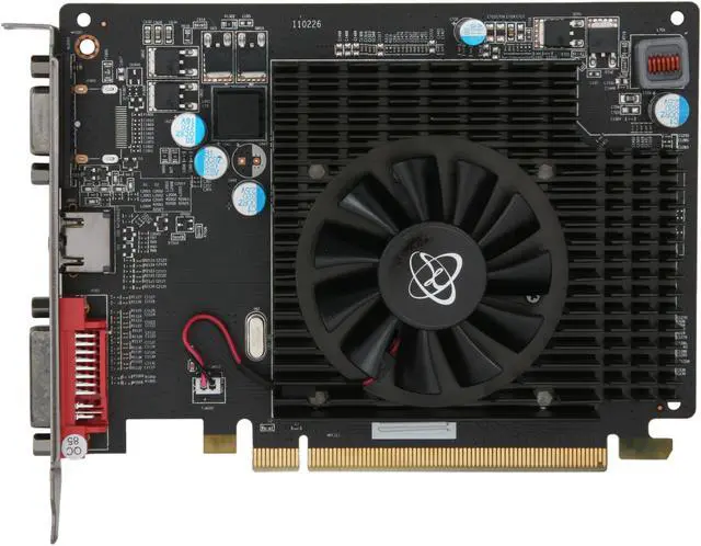 Alt view image 3 of 5 - XFX Radeon HD 6670 1GB DDR3 PCI Express 2.1 x16 Graphics Card HD-667X-ZHF3