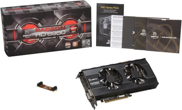 Alt view image 6 of 6 - XFX Radeon HD 6950 2GB GDDR5 PCI Express 2.1 x16 CrossFireX Support Graphics Card HD-695X-CDDC