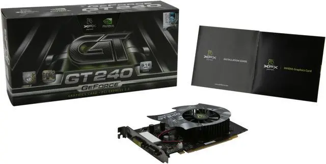 Alt view image 6 of 6 - XFX GeForce GT 240 512MB DDR3 PCI Express 2.0 x16 Graphics Card GT-240X-YAFA
