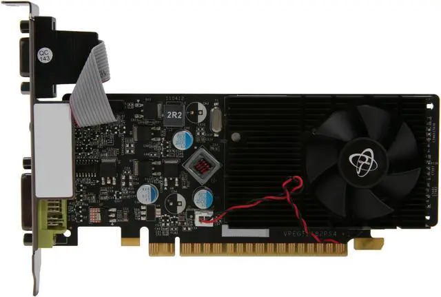 Alt view image 3 of 6 - XFX GeForce 8400 GS 1GB DDR3 PCI Express 2.0 x16 Low Profile Ready Graphics Card PV-T86S-ZHF2