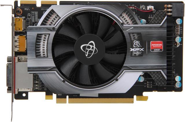Alt view image 3 of 6 - XFX Radeon HD 6770 1GB GDDR5 PCI Express 2.1 x16 CrossFireX Support Graphics Card HD-677X-ZNFC