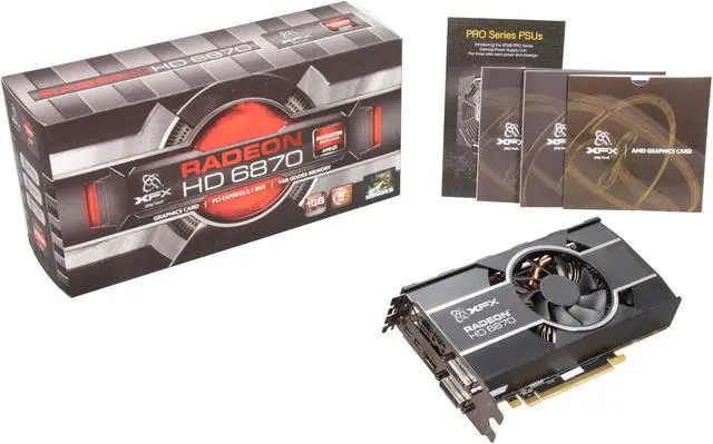 Alt view image 6 of 6 - XFX Radeon HD 6870 1GB GDDR5 PCI Express 2.1 x16 CrossFireX Support Graphics Card HD-687A-ZHFC