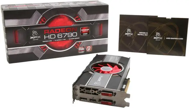 Alt view image 6 of 6 - XFX Radeon HD 6790 1GB GDDR5 PCI Express 2.1 x16 CrossFireX Support Graphics Card HD-679X-ZRFC