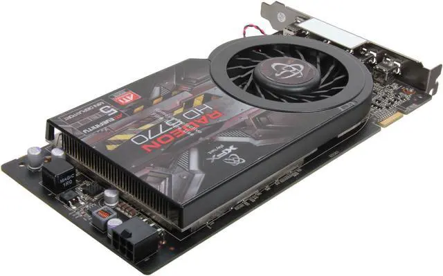 Alt view image 5 of 6 - XFX Radeon HD 5770 1GB GDDR5 PCI Express 2.1 x16 CrossFireX Support Graphics Card HD-577X-Z5F3