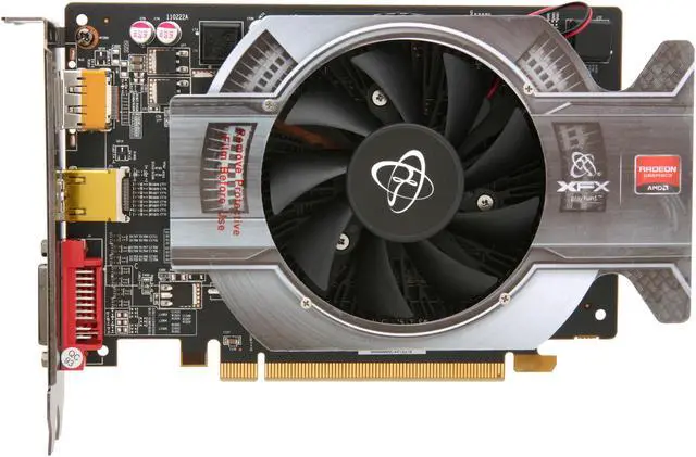 Alt view image 3 of 6 - XFX Radeon HD 6670 1GB GDDR5 PCI Express 2.1 x16 Graphics Card HD-667X-ZWF4