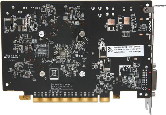 Alt view image 4 of 6 - XFX Radeon HD 6670 1GB GDDR5 PCI Express 2.1 x16 Graphics Card HD-667X-ZWF4