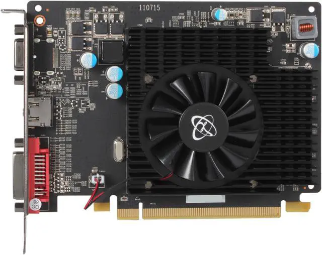 Alt view image 3 of 5 - XFX Radeon HD 6570 2GB DDR3 PCI Express 2.1 x16 Graphics Card HD-657X-CNF2
