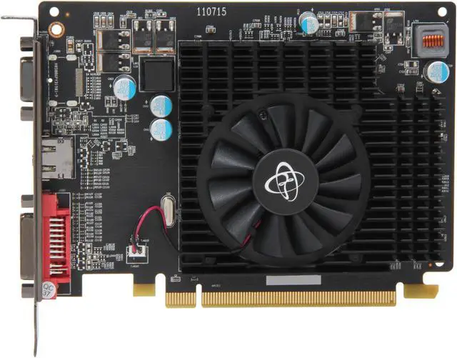 Alt view image 3 of 5 - XFX Radeon HD 6670 2GB DDR3 PCI Express 2.1 x16 Graphics Card HD-667X-CNF3