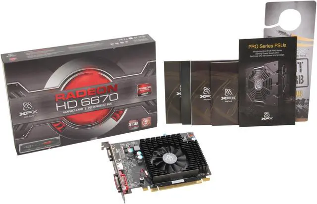Alt view image 5 of 5 - XFX Radeon HD 6670 2GB DDR3 PCI Express 2.1 x16 Graphics Card HD-667X-CNF3