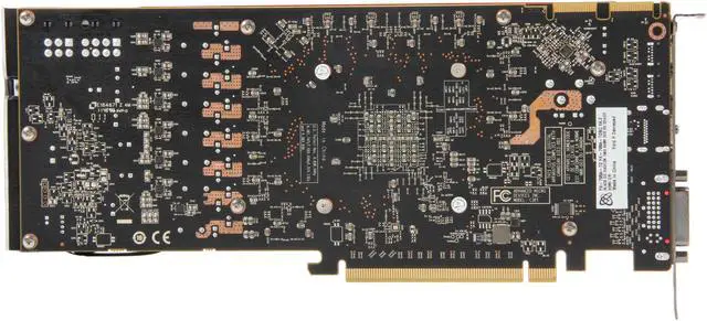 Alt view image 4 of 6 - XFX Double D Black Edition Radeon HD 7950 3GB GDDR5 PCI Express 3.0 x16 CrossFireX Support Graphics Card FX-795A-TDBC
