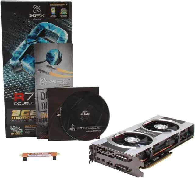 Alt view image 6 of 6 - XFX Double D Radeon HD 7970 3GB GDDR5 PCI Express 3.0 x16 CrossFireX Support Graphics Card FX-797A-TDFC