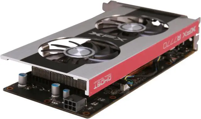 Alt view image 5 of 6 - XFX Double D Black Edition Radeon HD 7770 1GB GDDR5 PCI Express 3.0 x16 CrossFireX Support Graphics Card FX-777A-ZDB4