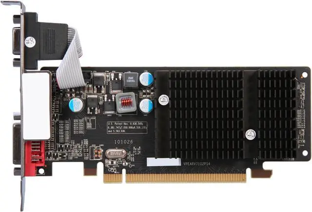 Alt view image 3 of 5 - XFX One Radeon HD 5450 512MB DDR3 PCI Express 2.1 x16 Low Profile Ready Graphics Card ON-XFX1-STD2