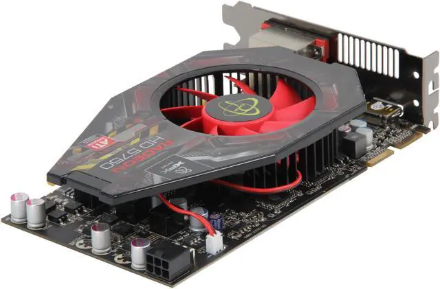 Alt view image 5 of 6 - XFX Radeon HD 5750 1GB GDDR5 PCI Express 2.1 x16 CrossFireX Support Graphics Card HD-575X-ZNFR