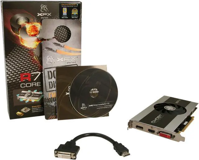 Alt view image 5 of 5 - XFX FX-775A-ZNP4 Radeon HD 7750 Core Edition 1GB 128-bit GDDR5 PCI Express 3.0 x16 HDCP Ready  Video Card