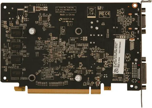 Alt view image 4 of 5 - XFX Radeon HD 6570 1GB DDR3 PCI Express 2.1 x16 Graphics Card HD-657X-ZDF2