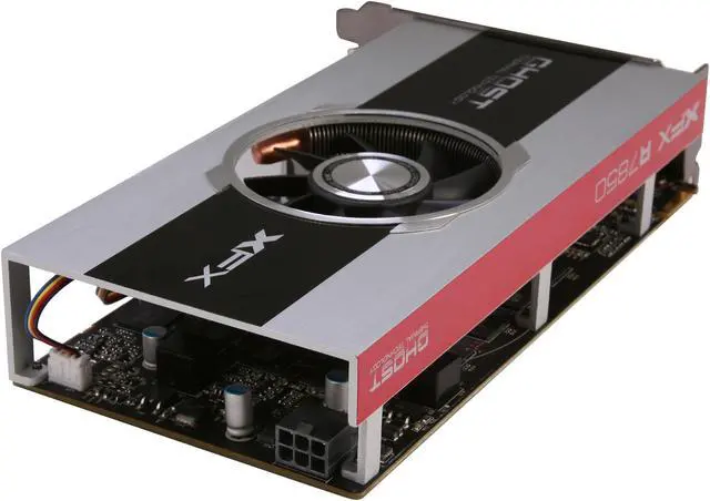 Alt view image 5 of 6 - XFX Core Edition Radeon HD 7850 1GB GDDR5 PCI Express 3.0 x16 CrossFireX Support Graphics Card FX-785A-ZNFC