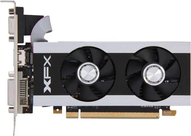 Alt view image 3 of 5 - XFX Double D GeForce GT 640 2GB DDR3 PCI Express 3.0 x16 Graphics Card GT640NCDF3