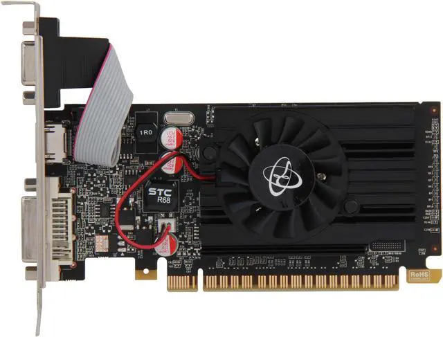 Alt view image 3 of 5 - XFX GeForce 210 512MB DDR3 PCI Express 2.0 x16 Graphics Card GM-210M-YNF2